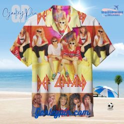 Def Leppard Hard Rock Band Hawaiian Shirt