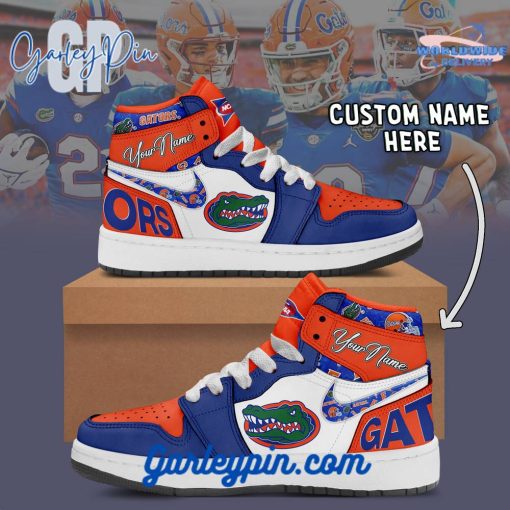 Florida Gators NCAA Custom Name Air Jordan 1 Sneaker