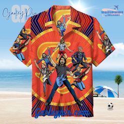 Foo Fighters Orange Universal Hawaiian Shirt