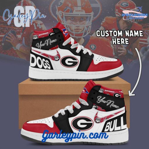 Georgia Bulldogs NCAA Custom Name Air Jordan 1 Sneaker