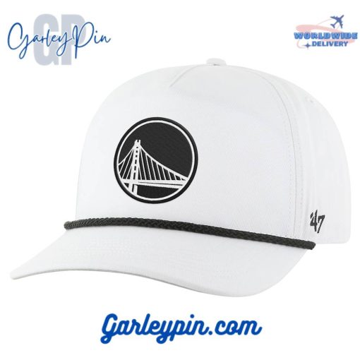 Golden State Warriors 47 Rope Hitch White Hat