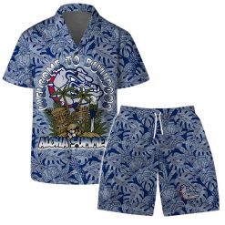 Gonzaga Bulldogs Welcome To NCAA Pattern Hawaiian Set