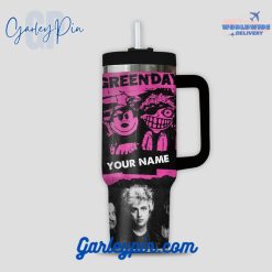 Green Day Custom Name Stanley Tumbler 40oz