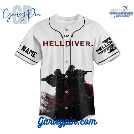 Helldivers I Will Not Stop Baseball Jersey