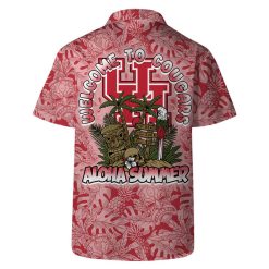 Houston Cougars Welcome To NCAA Pattern Hawaiian Set