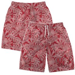 Houston Cougars Welcome To NCAA Pattern Hawaiian Set