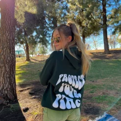 Semispoiled “Protect Your Peace” Forest Green Hoodie