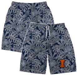 Illinois Fighting Illini Welcome To NCAA Pattern Hawaiian Set