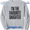 Least Favorite Daughter Heather Grey Sweatshirt