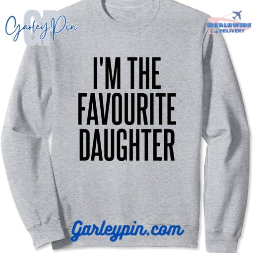 Im The Favourite Daughter Heather Grey Sweatshirt