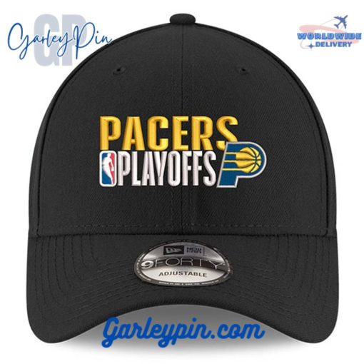 Indiana Pacers New Era 2024 NBA Black Classic Cap