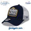 Indiana Pacers New Era Burnout Print White Navy Hat