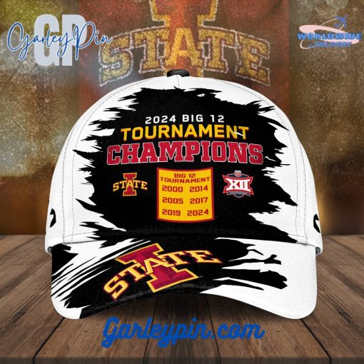 Iowa State Cyclones Men’s Basketball 2024 Big 12 Tournament Champions Classic Cap