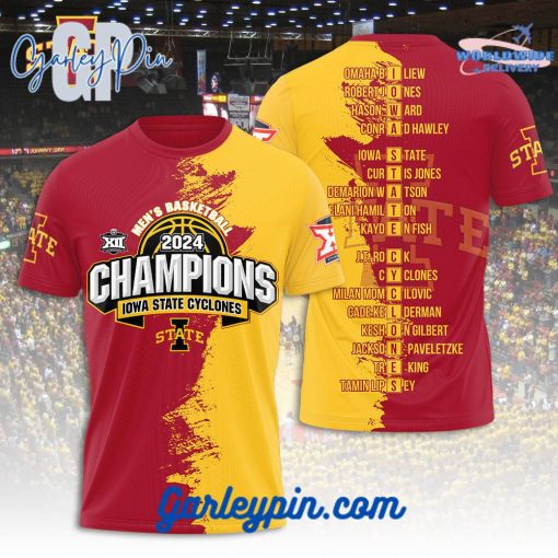 Iowa State Cyclones Men’s Basketball 2024 Champions T-Shirt