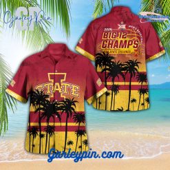 Iowa State Cyclones Men’s Basketball Big 12 Champs 2024 Hawaiian Set