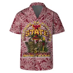 Iowa State Cyclones Welcome To NCAA Pattern Hawaiian Set