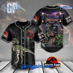 Jurassic Park Custom Name Baseball Jersey