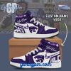 Kansas Jayhawks NCAA Custom Name Air Jordan 1 Sneaker