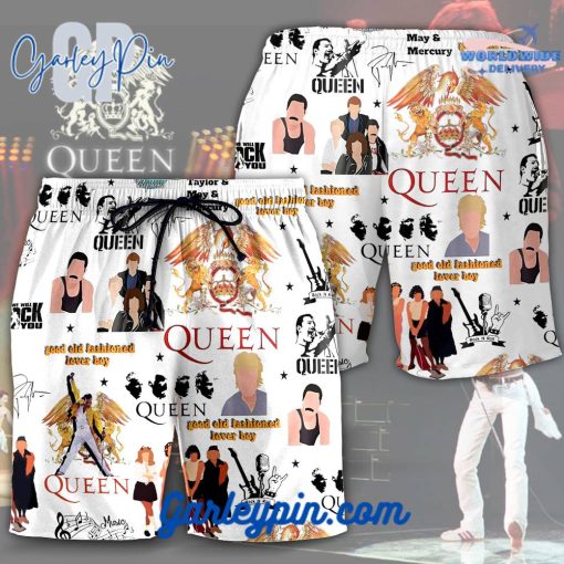 Queen Mercury May Taylor Deacon Hawaiian Set