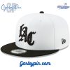 Los Angeles Lakers Black  White Logo Snapback Hat