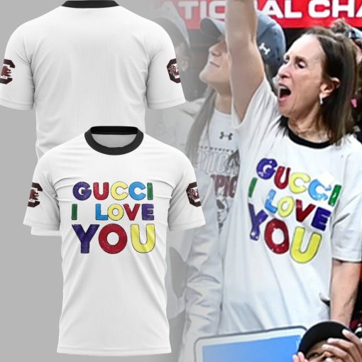 Lisa Boyer  Gucci I Love You  South Carolina Gamecocks Womens Basketball National Champions Shirt