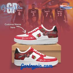 Louisville Cardinals NCAA Custom Name Nike Air Force 1 Sneaker