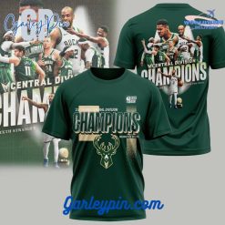 Milwaukee Bucks 2024 Central Division Champions T-Shirt