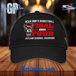 NC State Wolfpack Basketball 2024 March Madness Final Four Black Cap