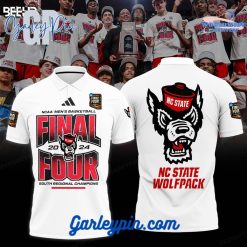 NC State Wolfpack Basketball 2024 March Madness Final Four Polo Shirt