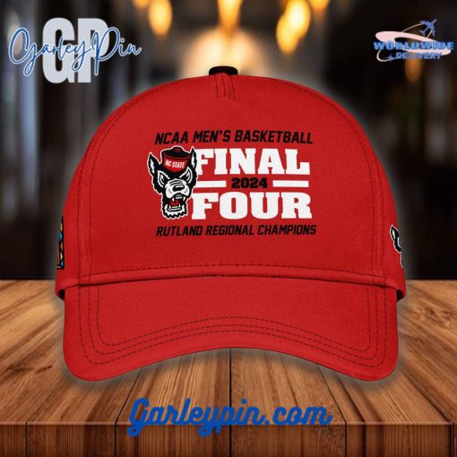 NC State Wolfpack Basketball 2024 March Madness Final Four Red Cap