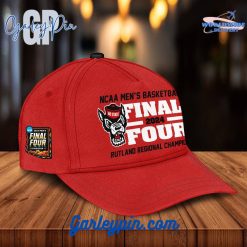 NC State Wolfpack Basketball 2024 March Madness Final Four Red Cap