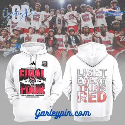 NC State Wolfpack Basketball Final Four Light Everything Red Hoodie