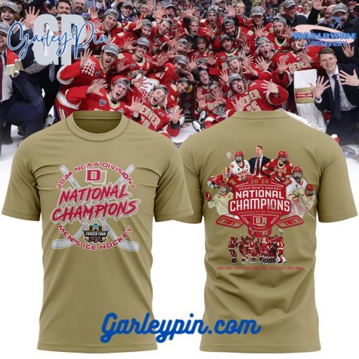 NCAA Denver Hockey Champions 2024 Brown Shirt