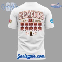 NCAA Denver Hockey Champions 2024 White Shirt