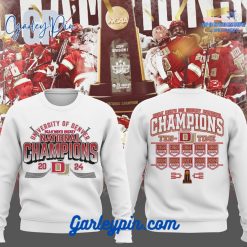 NCAA Denver Hockey Champions 2024 White Sweatshirt