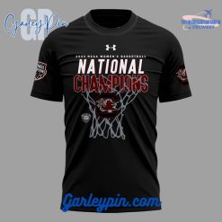 NCAA South Carolina Gamecocks Women’s Basketball National Champions 2024 Black T-Shirt