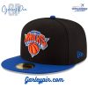 New York Knicks New Era Black Snapback Hat