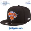 New York Knicks New Era Black Royal Snapback Hat