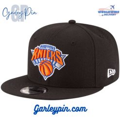 New York Knicks New Era Black Snapback Hat