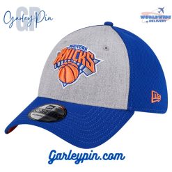 New York Knicks New Era TwoTone Heather Gray Blue Hat