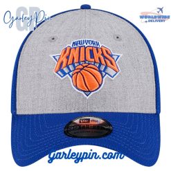 New York Knicks New Era Two-Tone Heather Gray Blue Hat