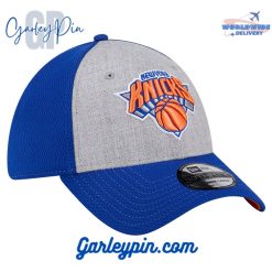 New York Knicks New Era TwoTone Heather Gray Blue Hat