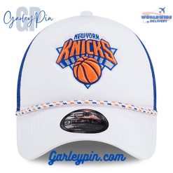 New York Knicks New Era White Blue Hat