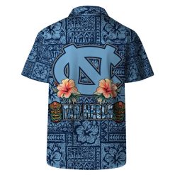 North Carolina Tar Heels NCAA Aloha Tiki Pattern Hawaiian Set