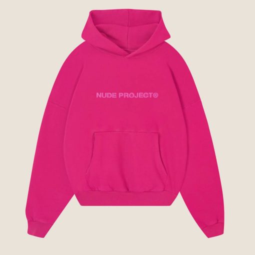 Nude Project Boxy Fuchsia Hoodie