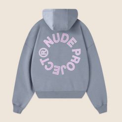 Nude Project Kory Boxy Grey Hoodie