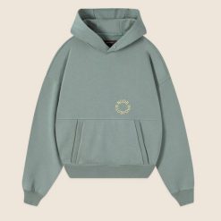 Nude Project Kory Boxy Pale Green Hoodie