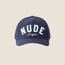 Nude Project Varsity Navy Classic Cap