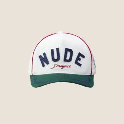 Nude Project Varsity White Classic Cap