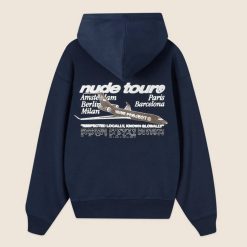 Nude Tour Navy Hoodie